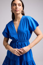 Vestido Corto - Candice - Azul