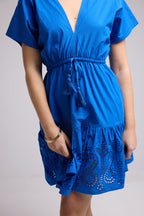 Vestido Corto - Candice - Azul