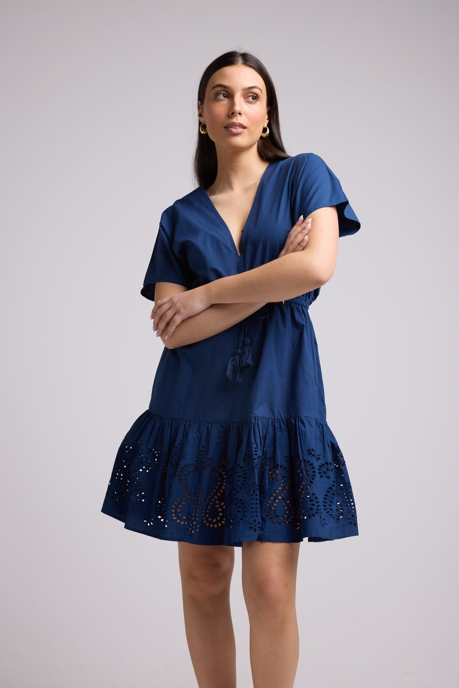 Vestido Corto - Candice - Navy