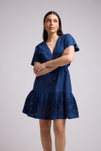 Vestido Corto - Candice - Navy