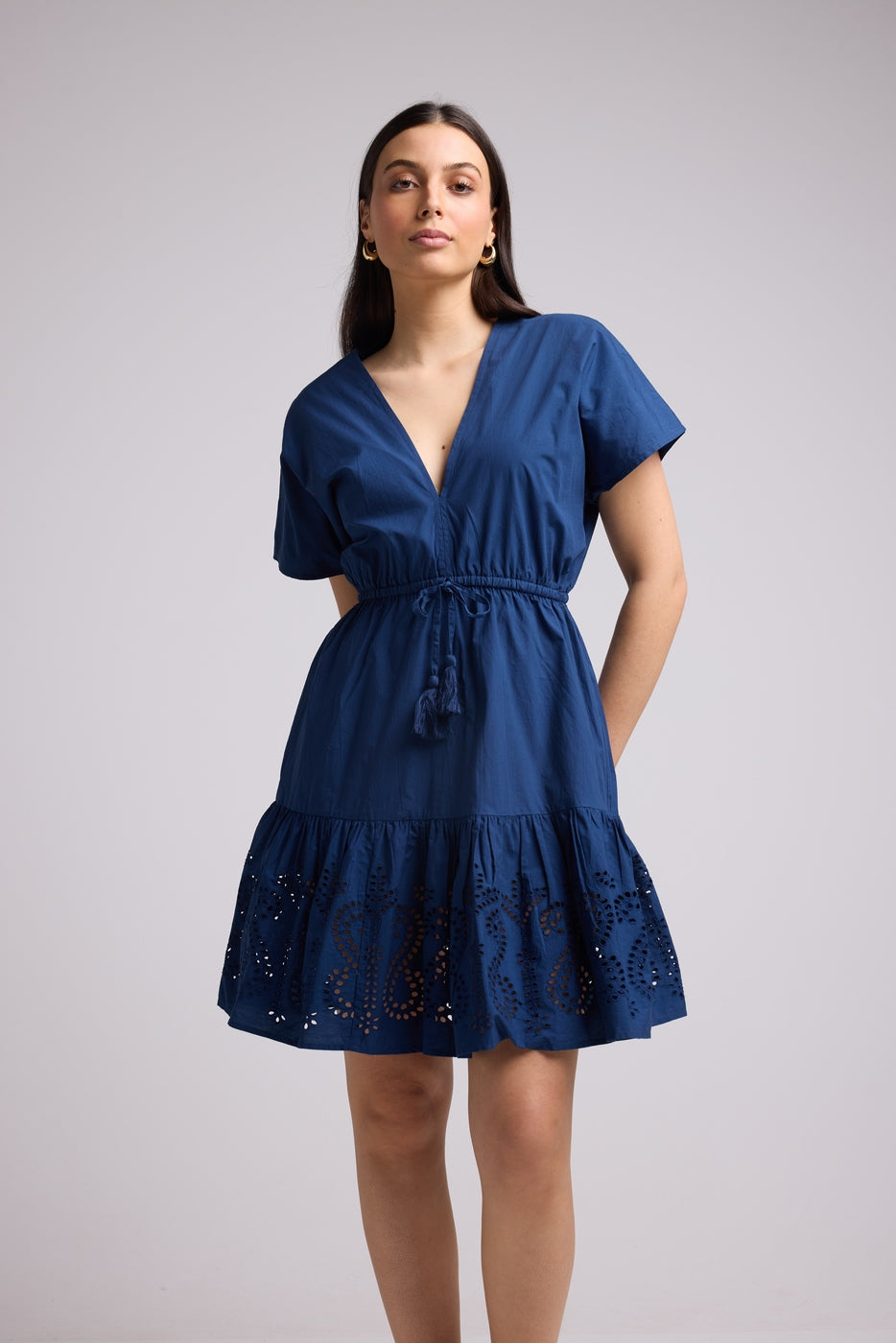 Vestido Corto - Candice - Navy
