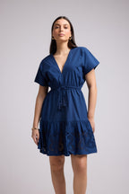 Vestido Corto - Candice - Navy