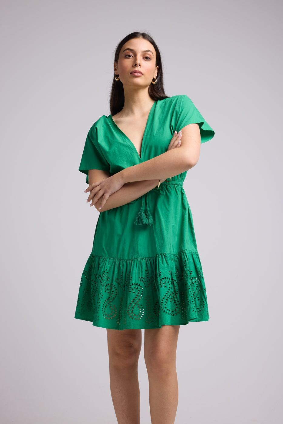 Vestido Corto - Candice - Verde