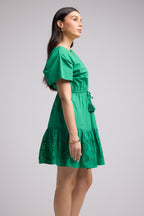 Vestido Corto - Candice - Verde