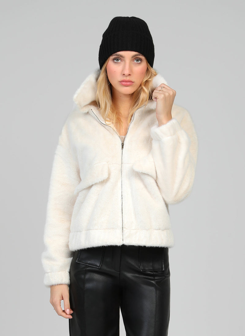 Veste Candice Vanille