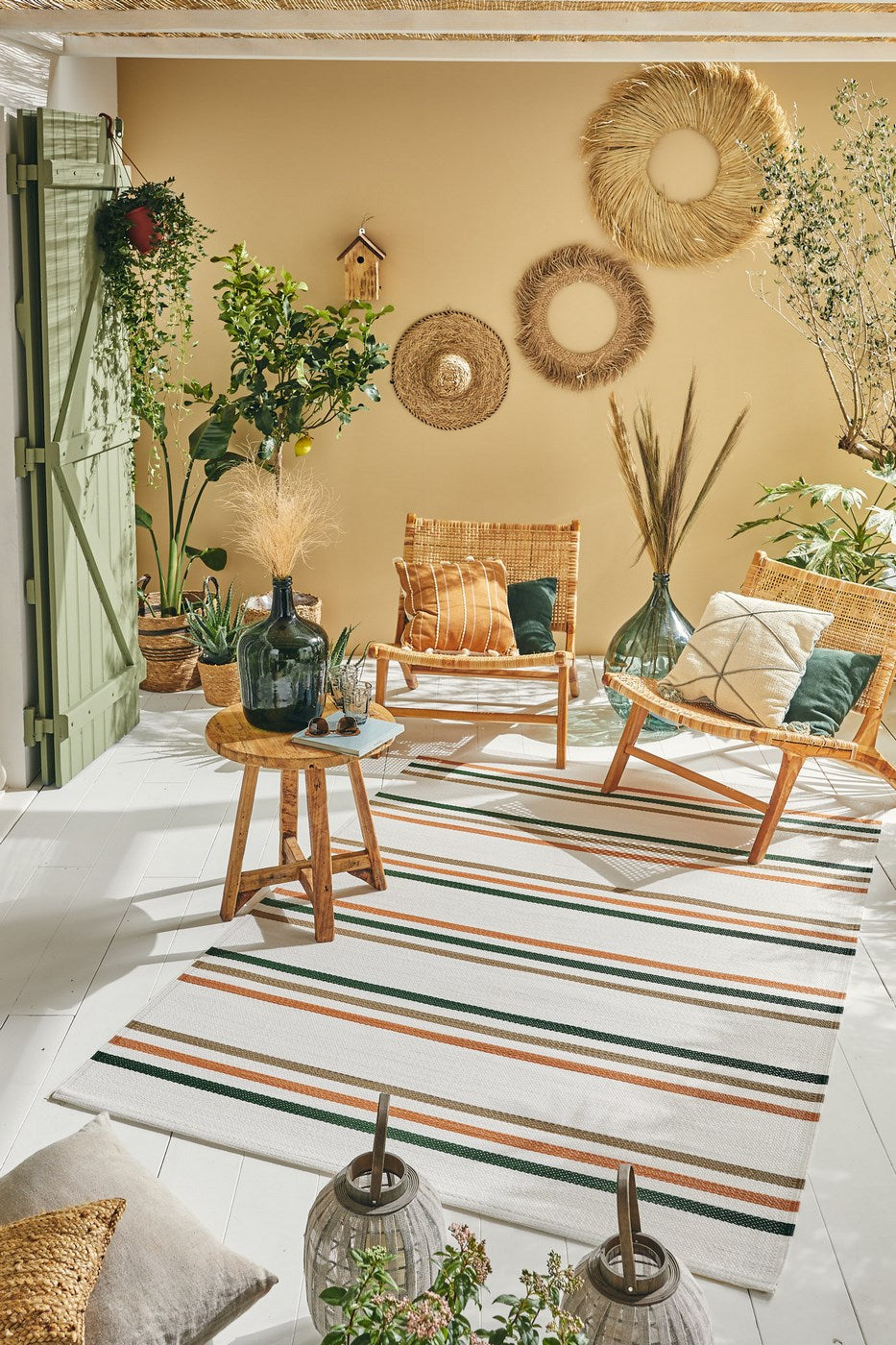 Capri - Tapis D'Extérieur - Polypropylène - Vert