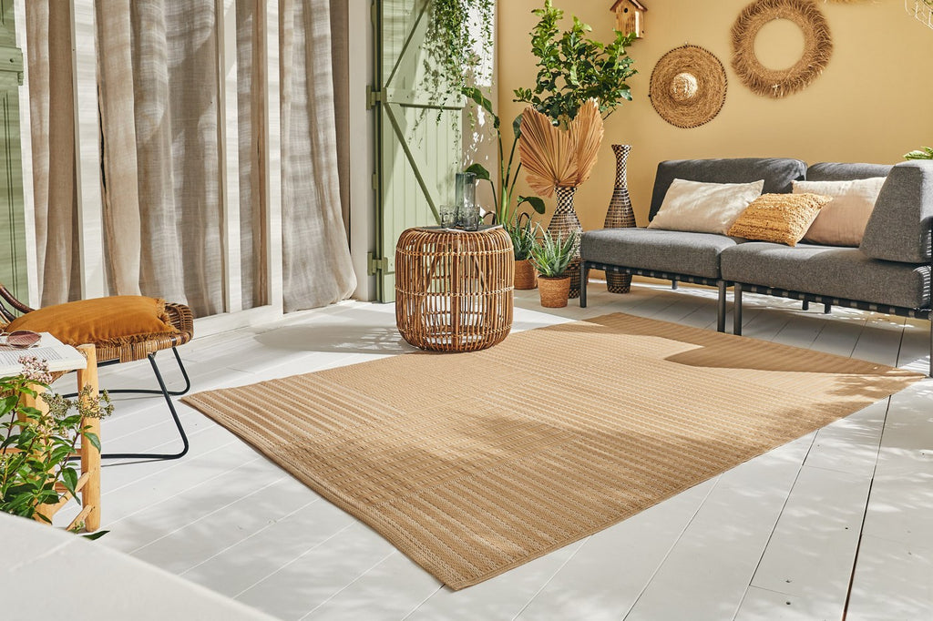 Capri - Tapis D'Extérieur - Polypropylène - Beige
