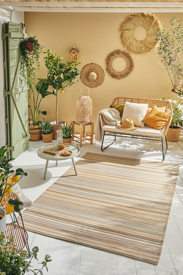 Capri - Tapis D'Extérieur - Polypropylène - Beige