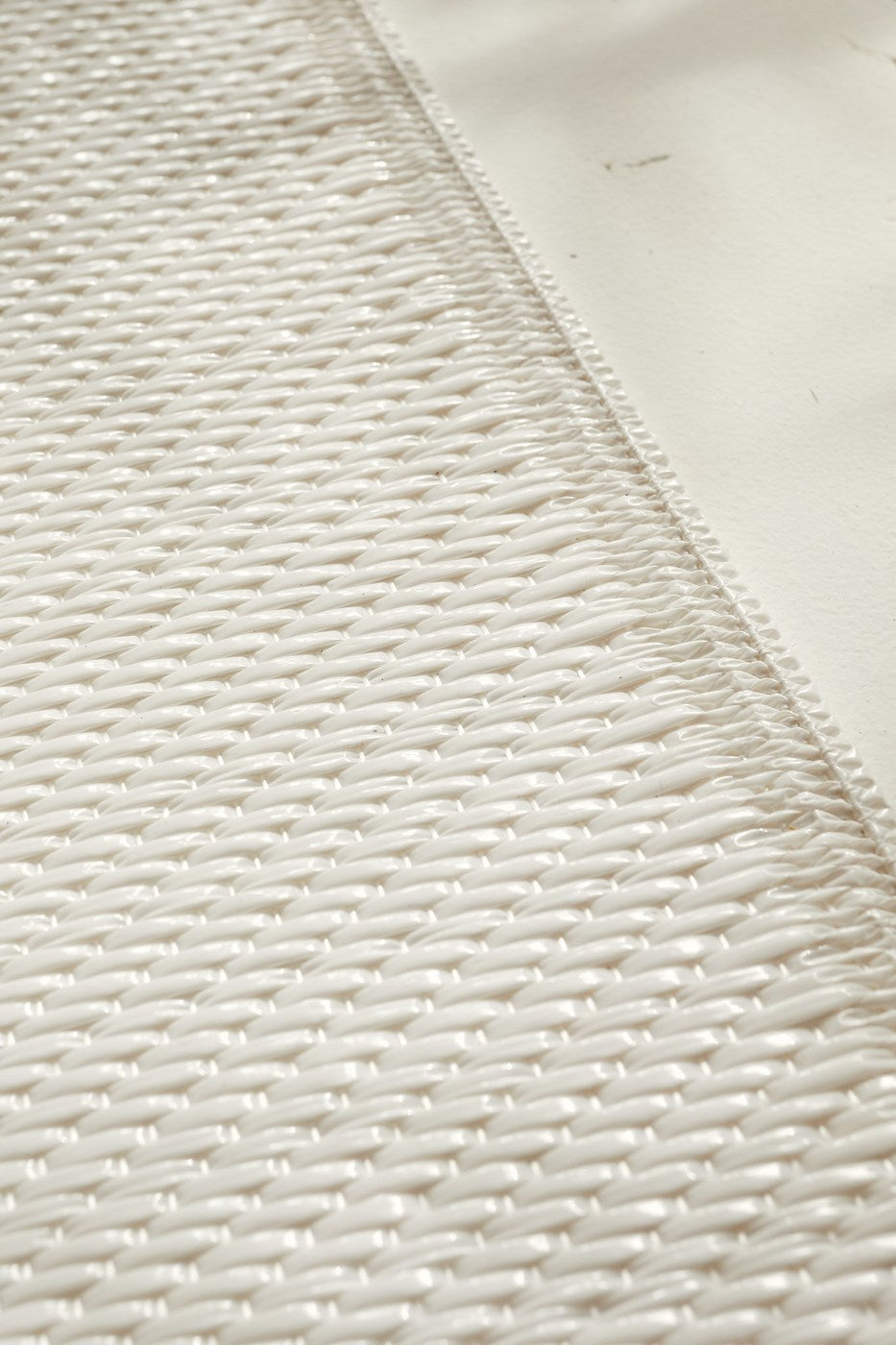 Capri - Tapis D'Extérieur - Polypropylène - Blanc