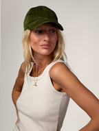 Casquette Velours Côtelé Vert Olive
