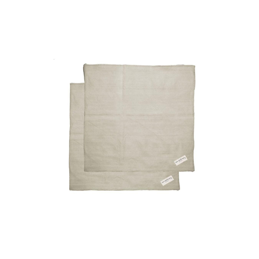 Lot De 2 Serviettes De Table En Lin - Capri - Naturel