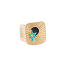 Gold Caprice Ring