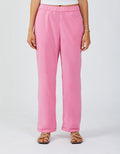 Pantalon Parachute Capri - Pink Block - Femme