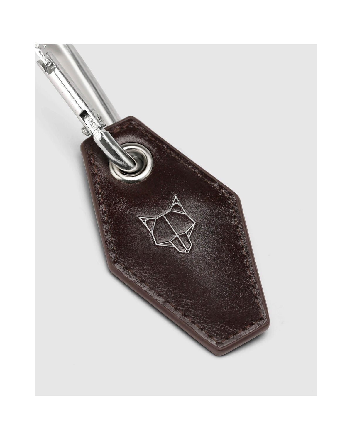 Schlüsselanhänger Carabiner - Braun - Unisex