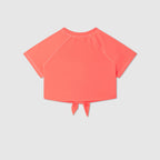 Crop Top De Bain Caraibes - Laser Corail - Femme