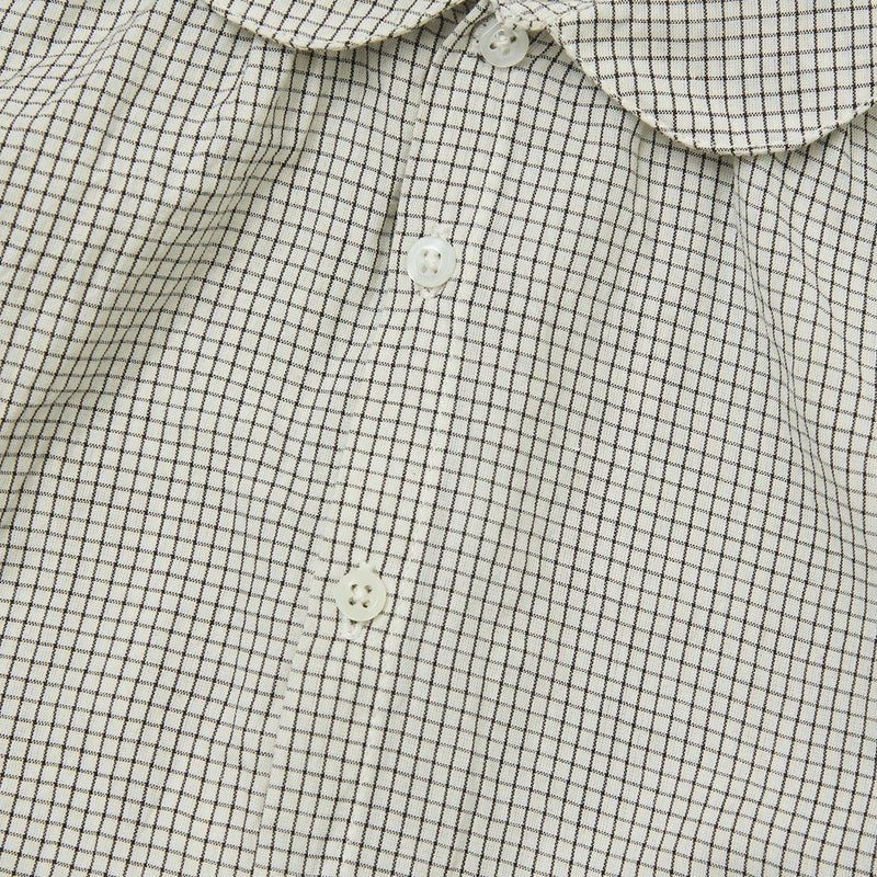 Blouse Aloe cream black check - Sélection Caramel à retrouver sur amaetc.com, concept store eco friendly pour enfants