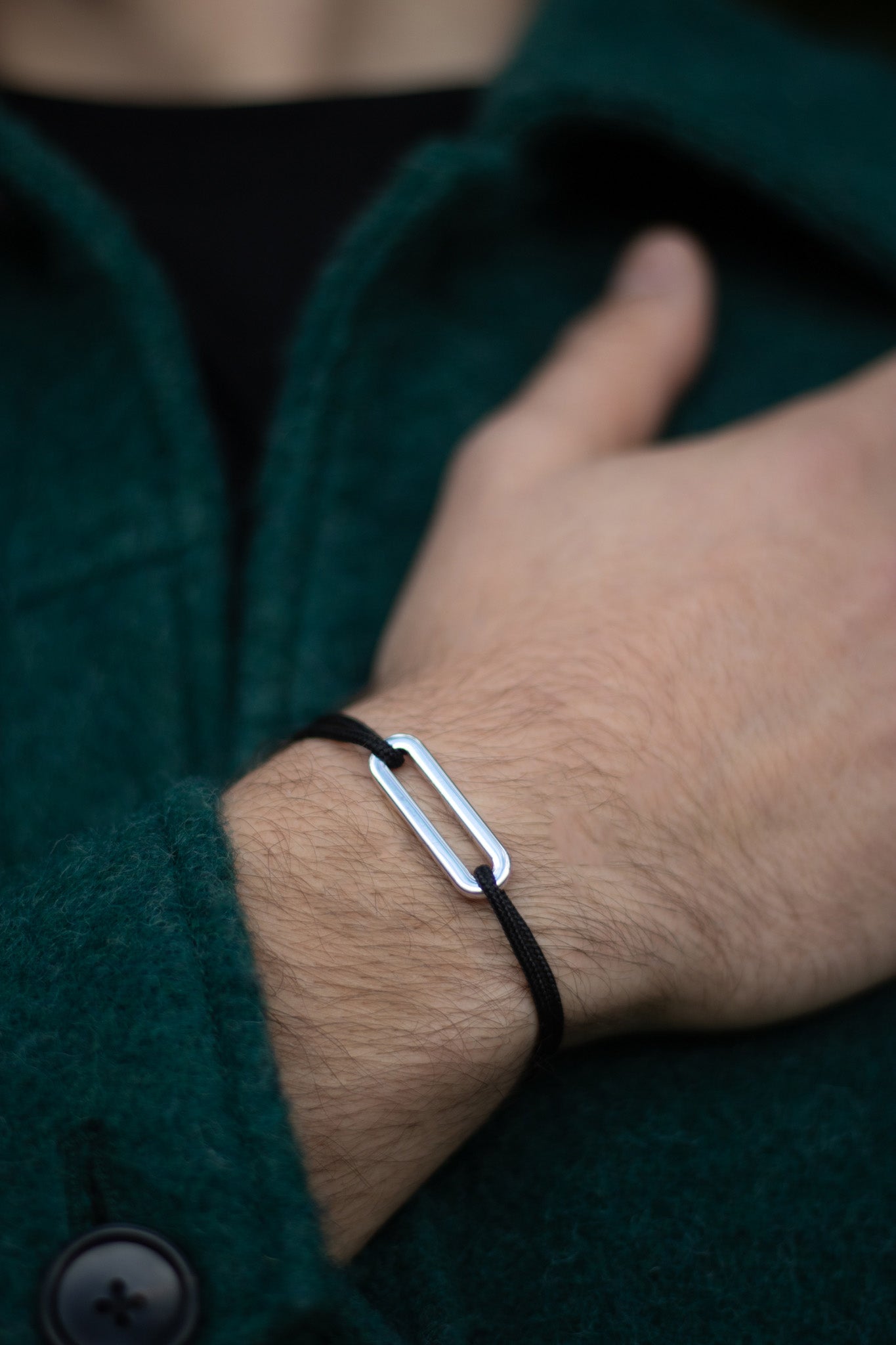 Bracelet Tavire - Bleu Marine & Blanc