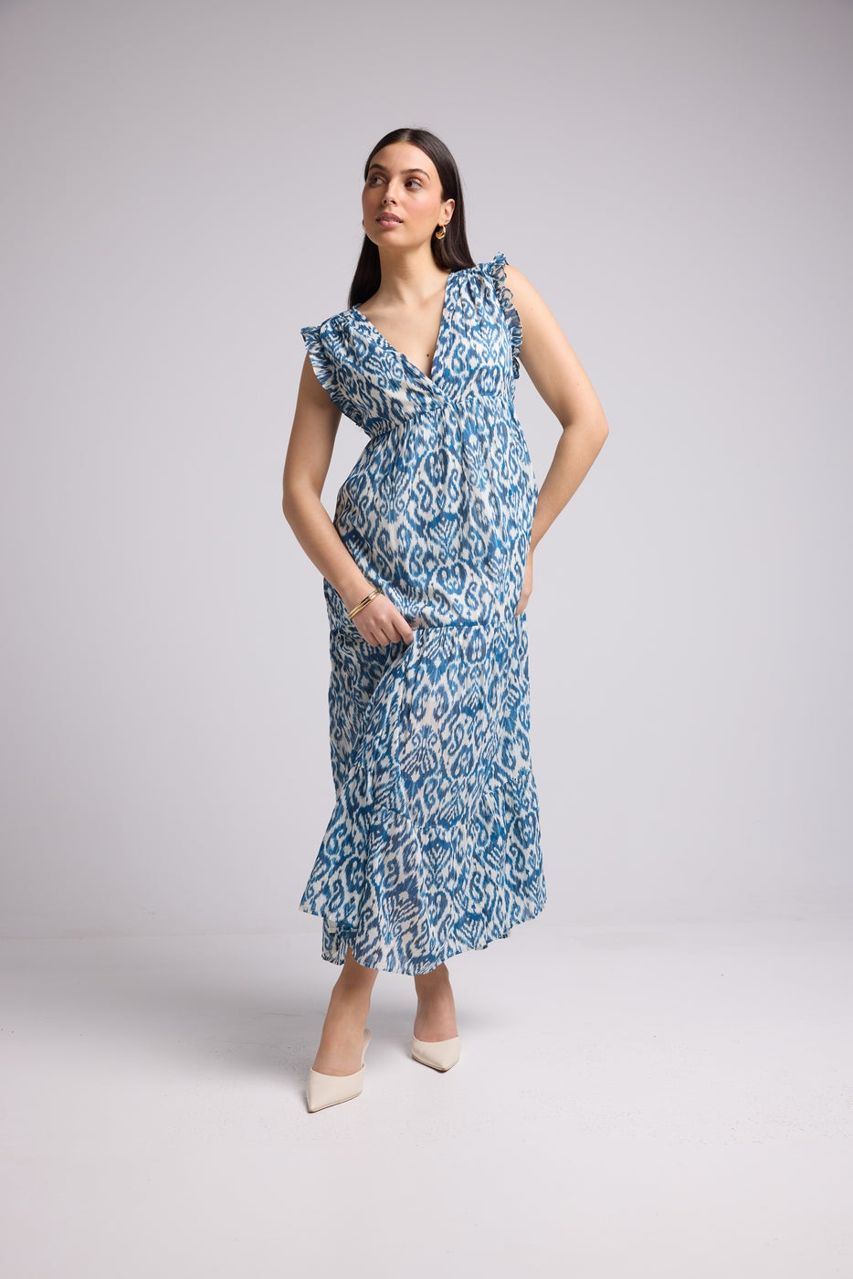 Vestido Largo - Carla - Azul
