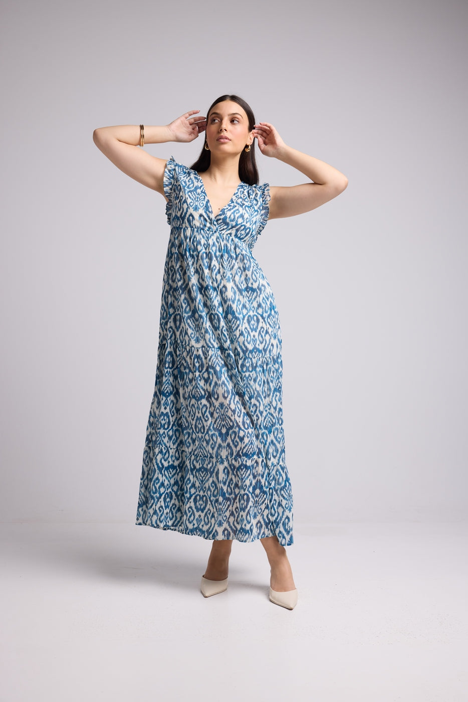 Vestido Largo - Carla - Azul