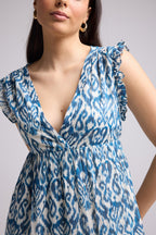 Vestido Largo - Carla - Azul