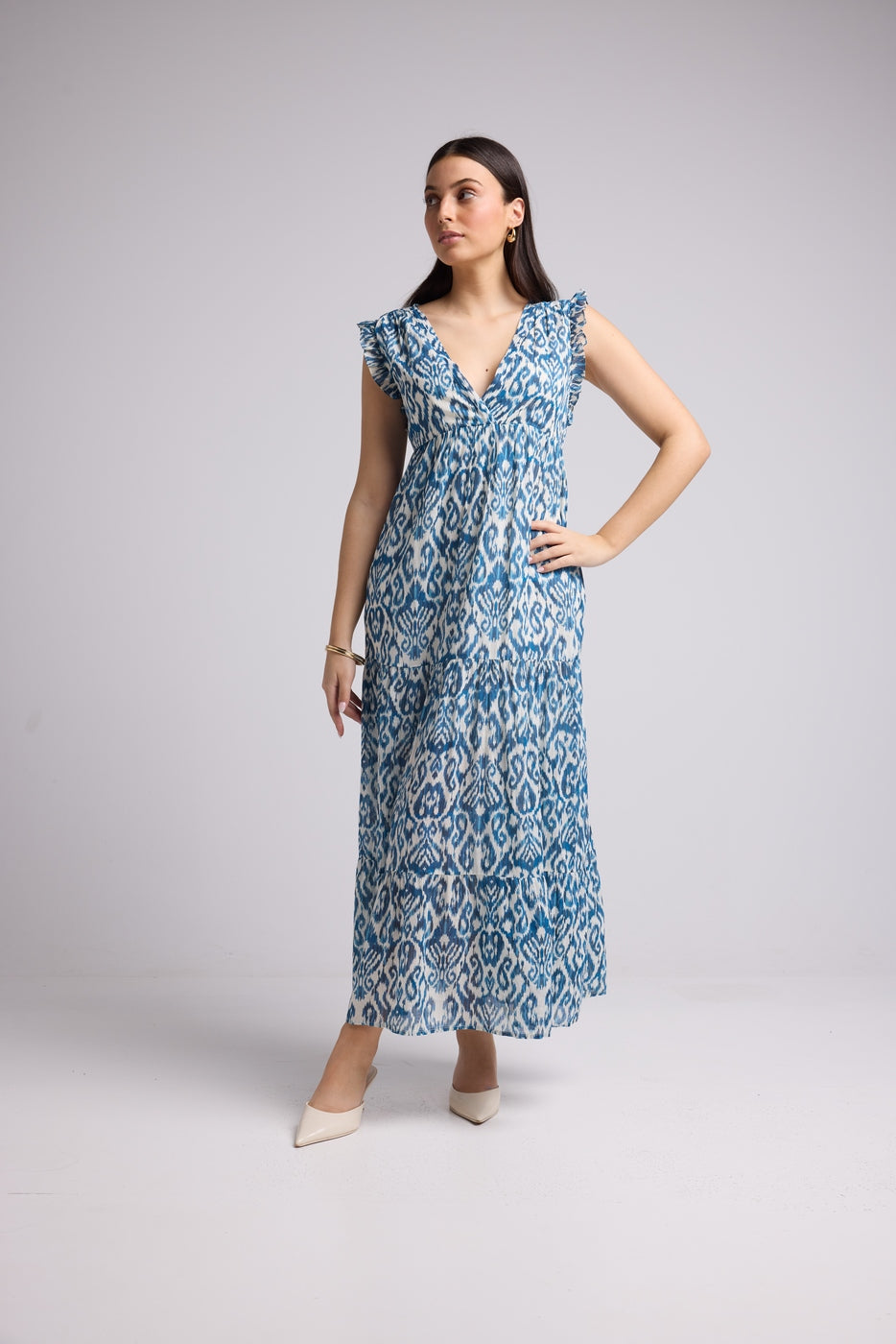 Vestido Largo - Carla - Azul