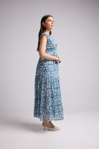 Vestido Largo - Carla - Azul