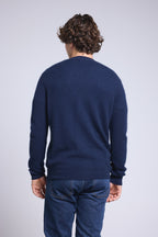 Cardigan Col V Carl - Bleu Marine - Homme