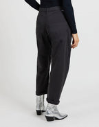 Pantaloni Tapered Carl - Carbone - Donna