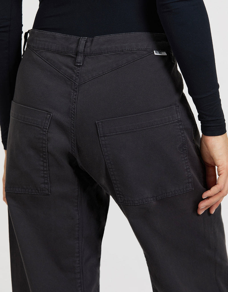 Pantalon Tapered Carl - Carbone - Femme