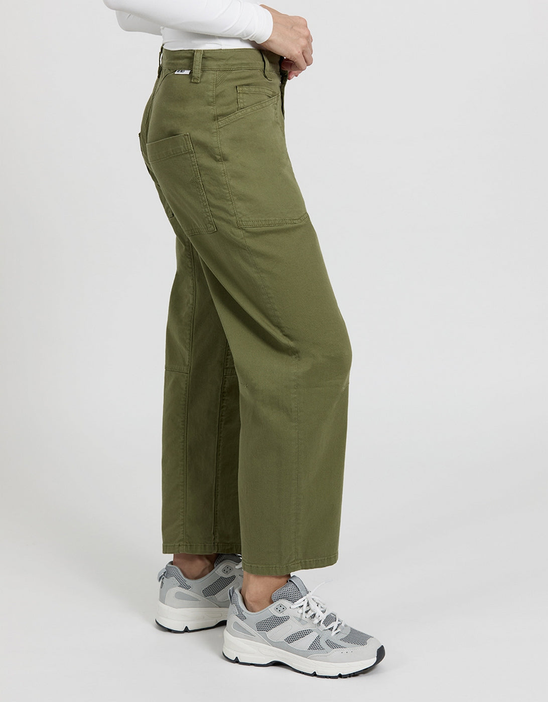 Pantalon Tapered Carl - Kaki - Femme