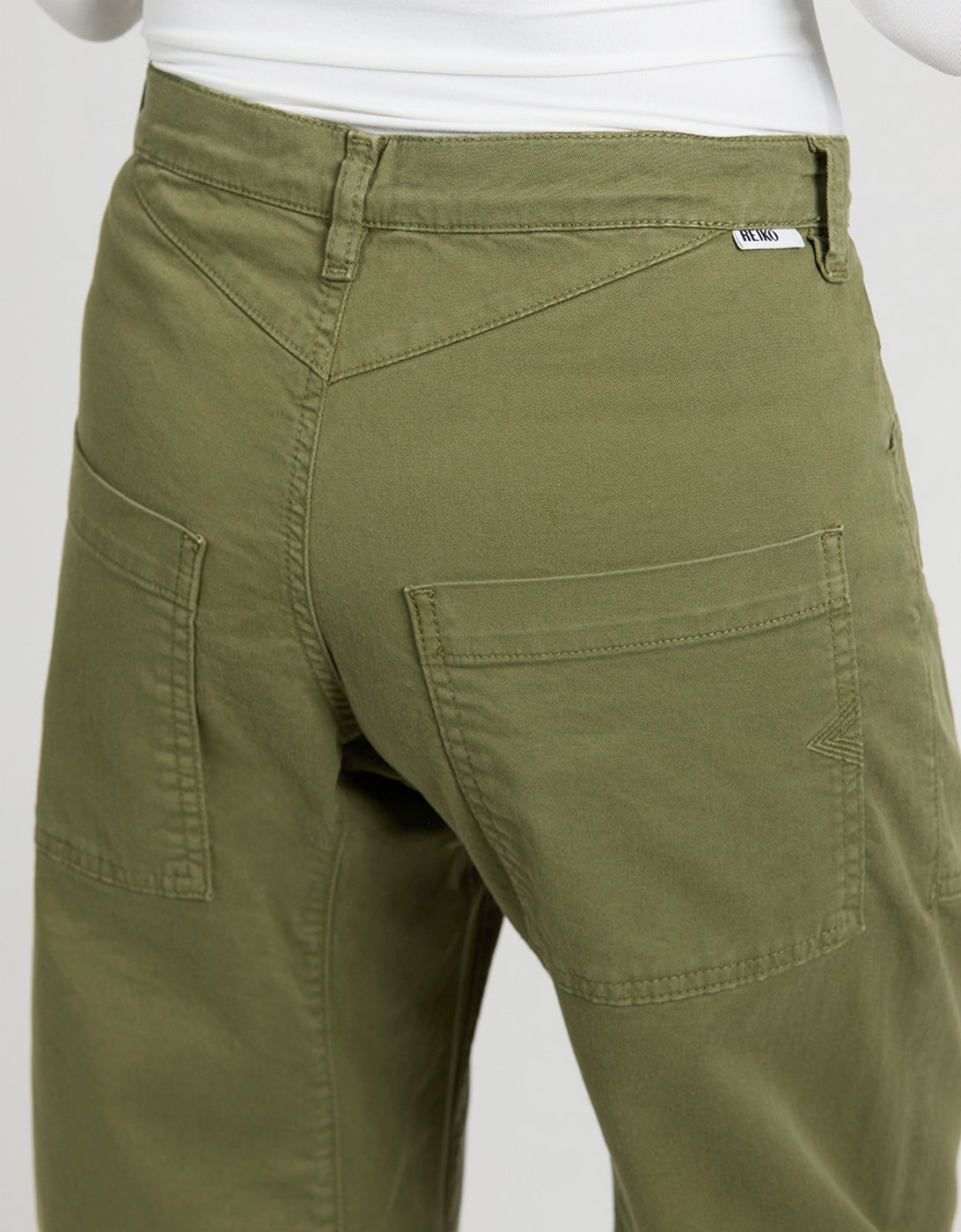 Pantalon Tapered Carl - Kaki - Femme