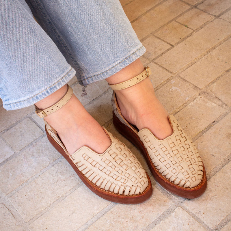 Huaraches Carmen - Grège