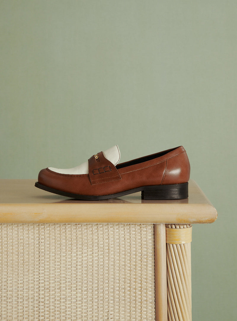 MOCASSINS BICOLORES CAROLE PETITE MENDIGOTE