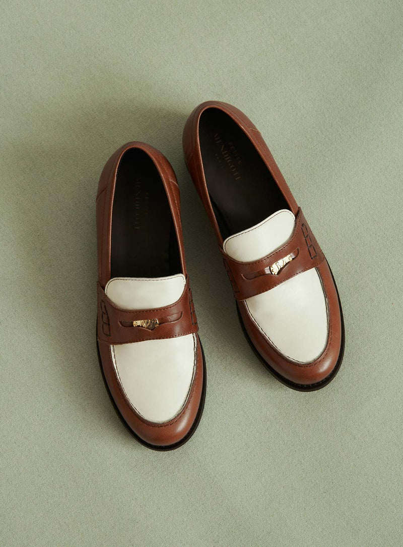 MOCASSINS BICOLORES CAROLE PETITE MENDIGOTE