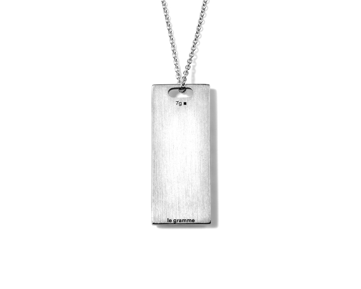 Collar pirámide de 7 g
