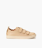 Julianne Trainers - Glitter Leather - Light Gold