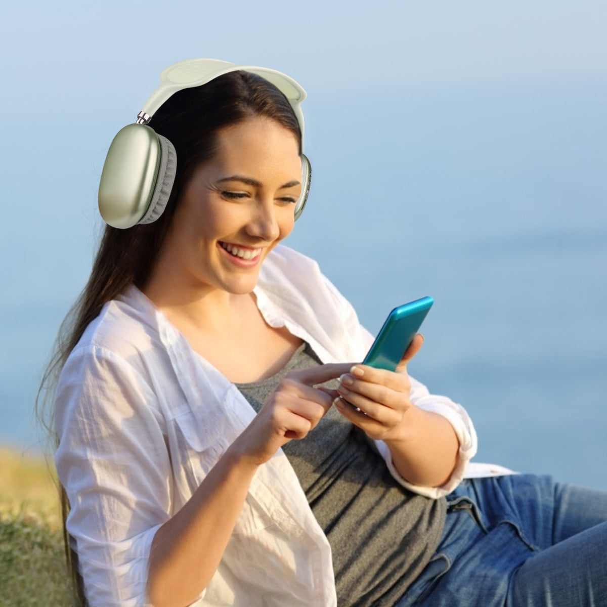 Casque Sans Fil Bluetooth - Vert
