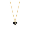 Collier Casino Diams Doré Jet