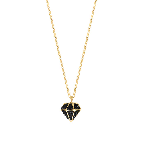 Collier Casino Diams Doré Jet