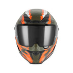 Casco integral Goliath Cut D - Caqui mate / Naranja