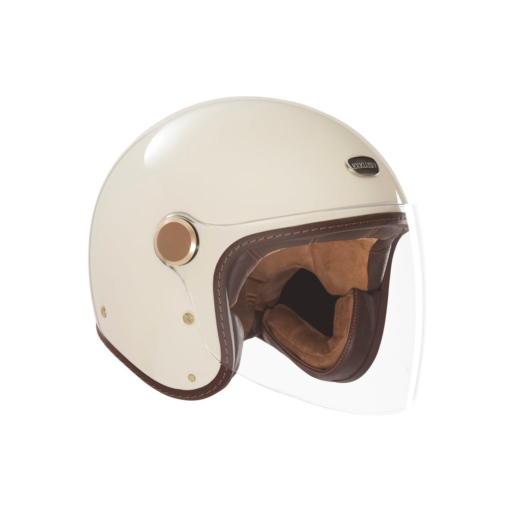 Casco jet Kulte II - Crema