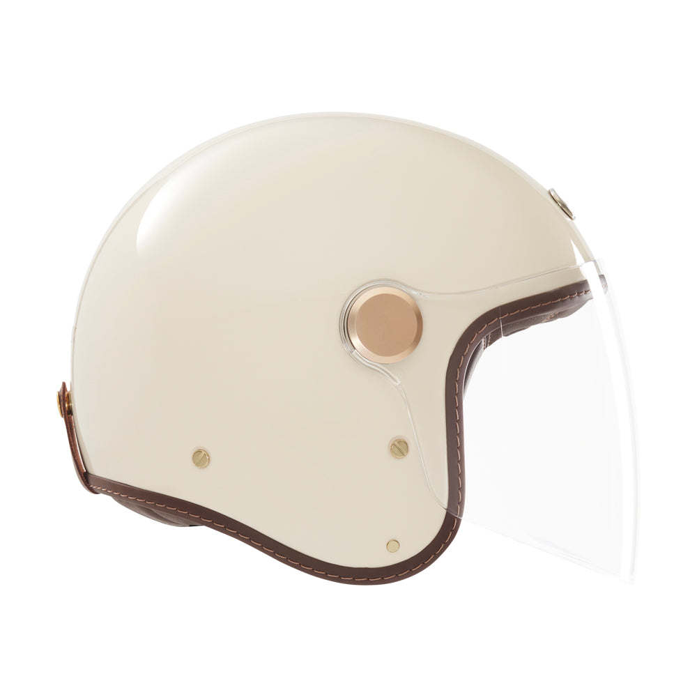 Casco jet Kulte II - Crema