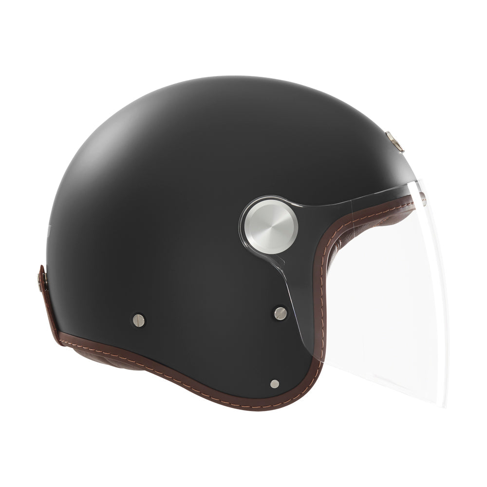 Casco Jet Exklusiv Kulte II - Negro Mate