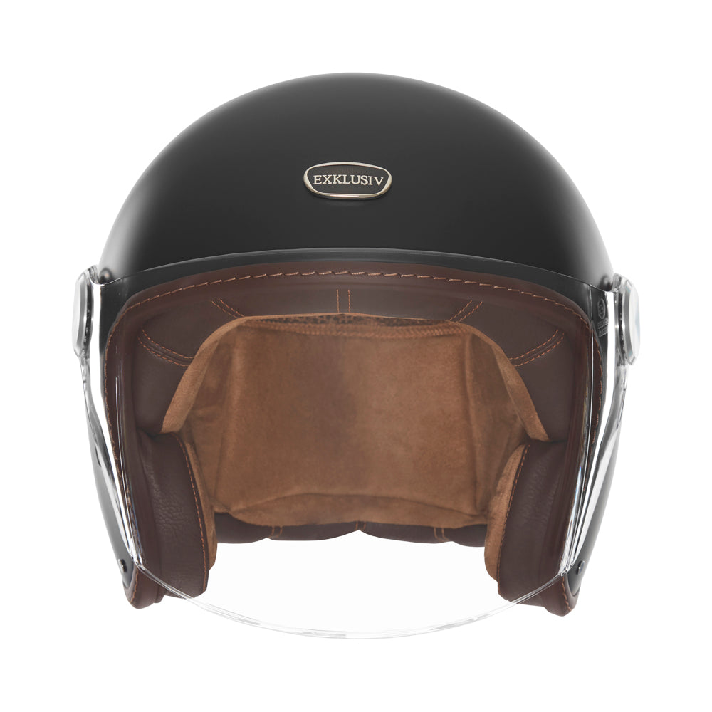 Casco Jet Exklusiv Kulte II - Negro Mate