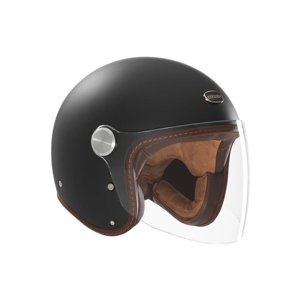 Casco Jet Exklusiv Kulte II - Negro Mate