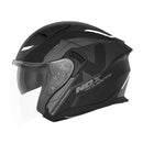 Casque Jet Nox N130 Klint Noir Mat - Blanc