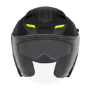 Casque Jet Nox N130 Klint Noir Mat - Jaune