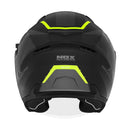 Casque Jet Nox N130 Klint Noir Mat - Jaune
