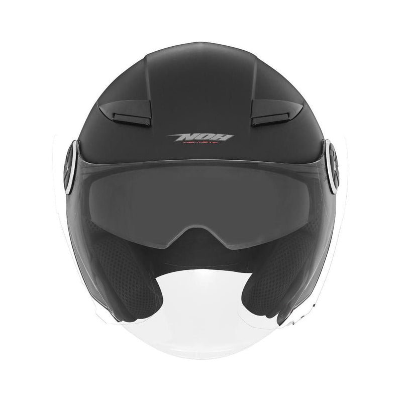Casque Jet Nox N181 - Noir Mat