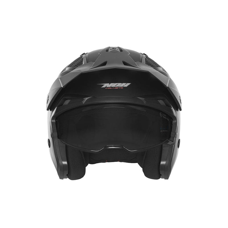 Casque Jet Nox N260 - Noir Mat